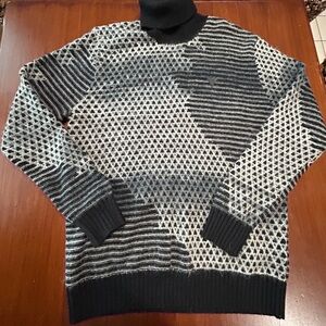 Guess Los Angeles Eco Logo Sweater Turtleneck Mens Large High Density